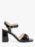 NeroGiardini Block Heel Chain Sandals, Black