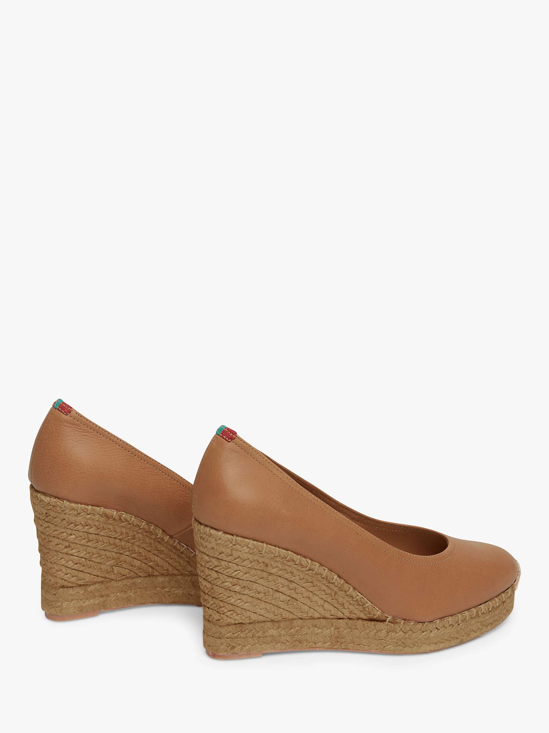 Buy Penelope Chilvers Scoop Court Espadrille Shoes, Tan Online at johnlewis.com