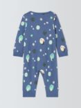 John Lewis ANYDAY Baby Space Sleepsuit, Blue