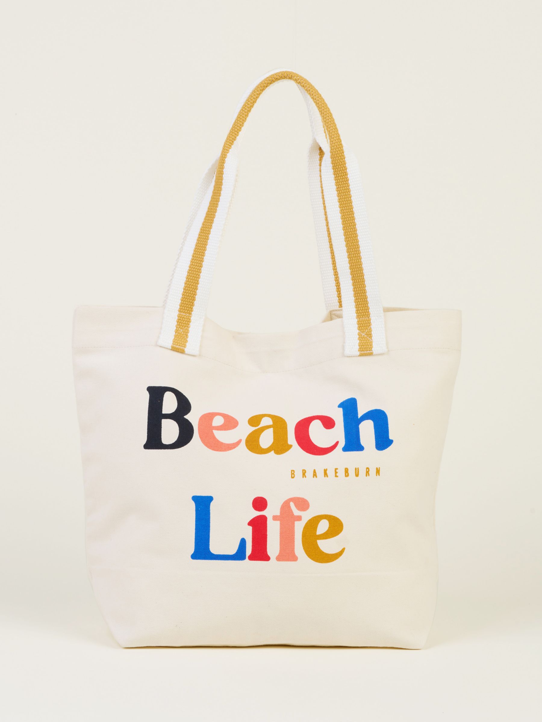 Brakeburn Beach Life Bag, Cream/Multi at John Lewis & Partners