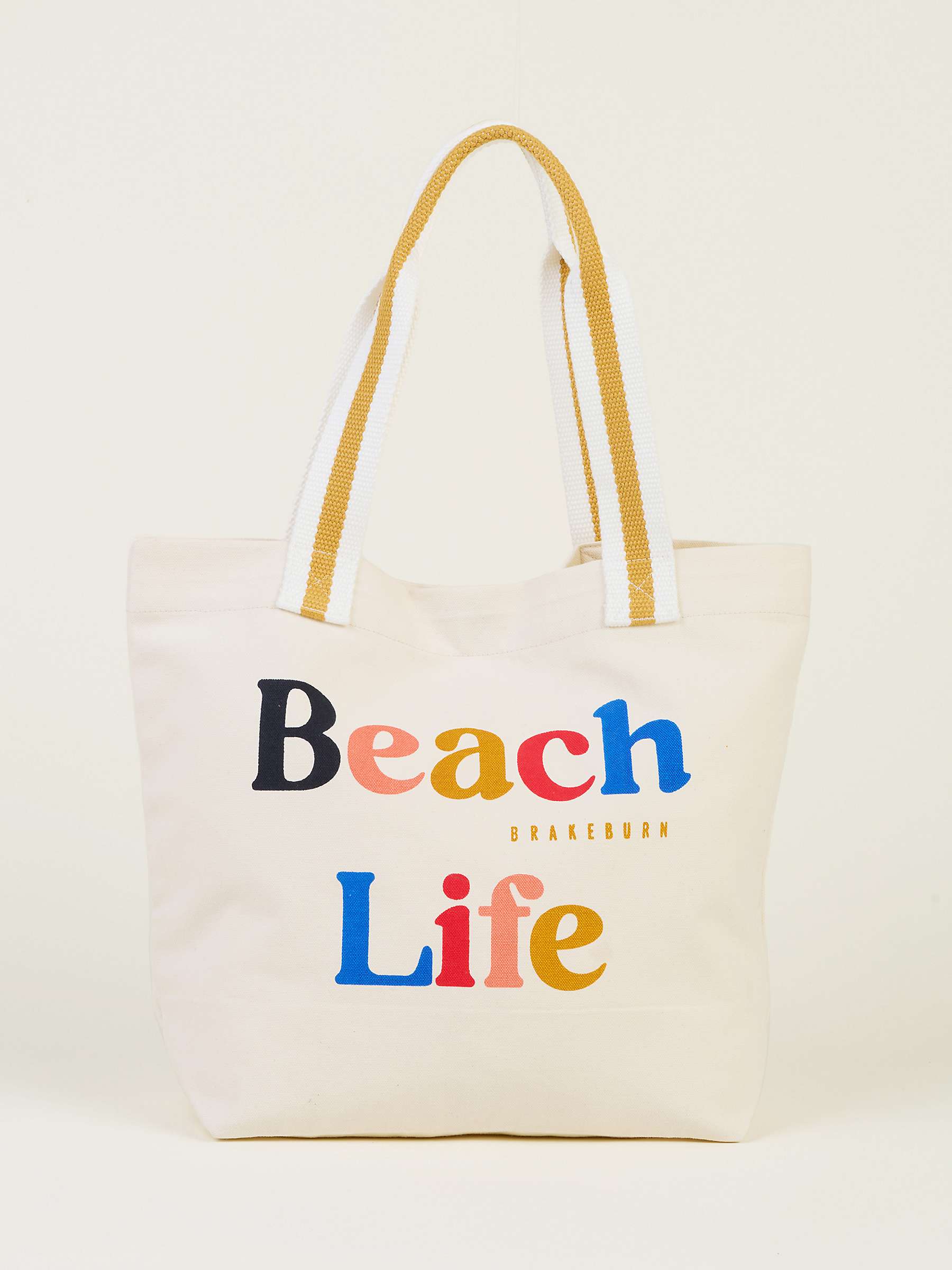 Buy Brakeburn Beach Life Bag, Cream/Multi Online at johnlewis.com