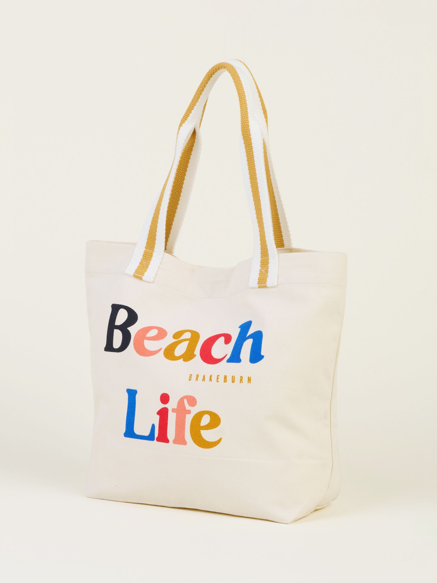 Buy Brakeburn Beach Life Bag, Cream/Multi Online at johnlewis.com