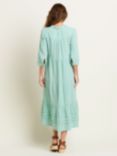 Brakeburn Erica Cotton Maxi Dress, Turquoise