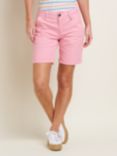 Brakeburn Cotton Blend Chino Shorts, Pink, Pink