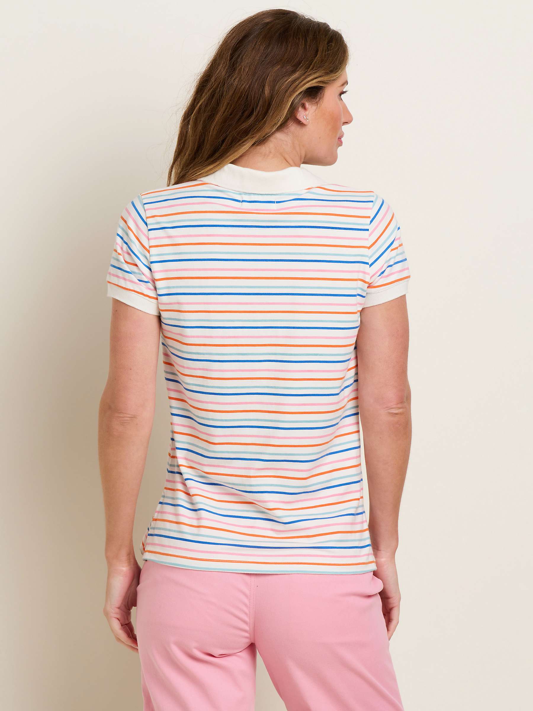 Buy Brakeburn Summer Polo T-shirt, Multi Online at johnlewis.com