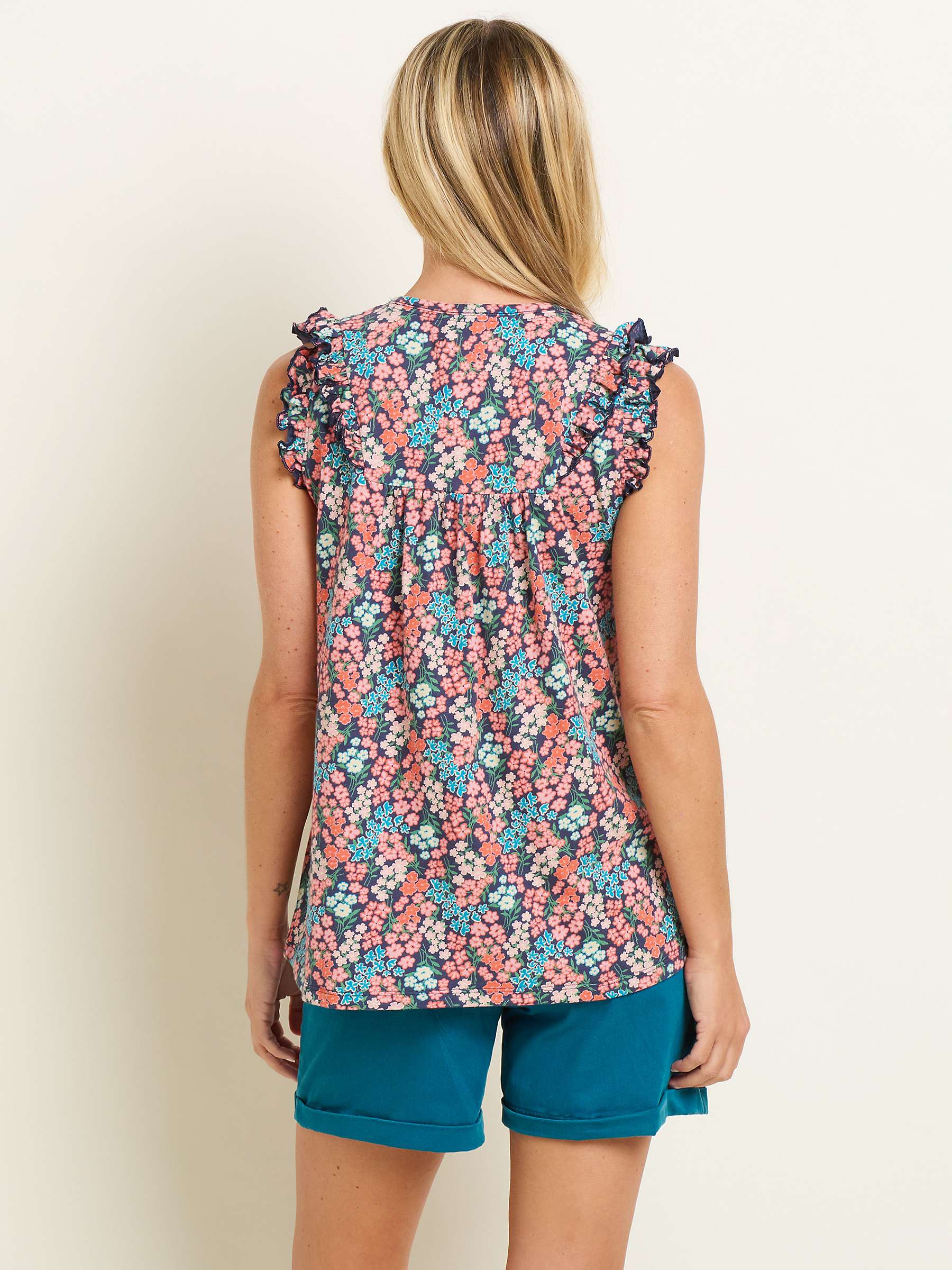 Buy Brakeburn Millie Floral Print Vest Top, Multi Online at johnlewis.com