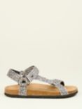 Brakeburn Leopard Strap Sandals, Multi