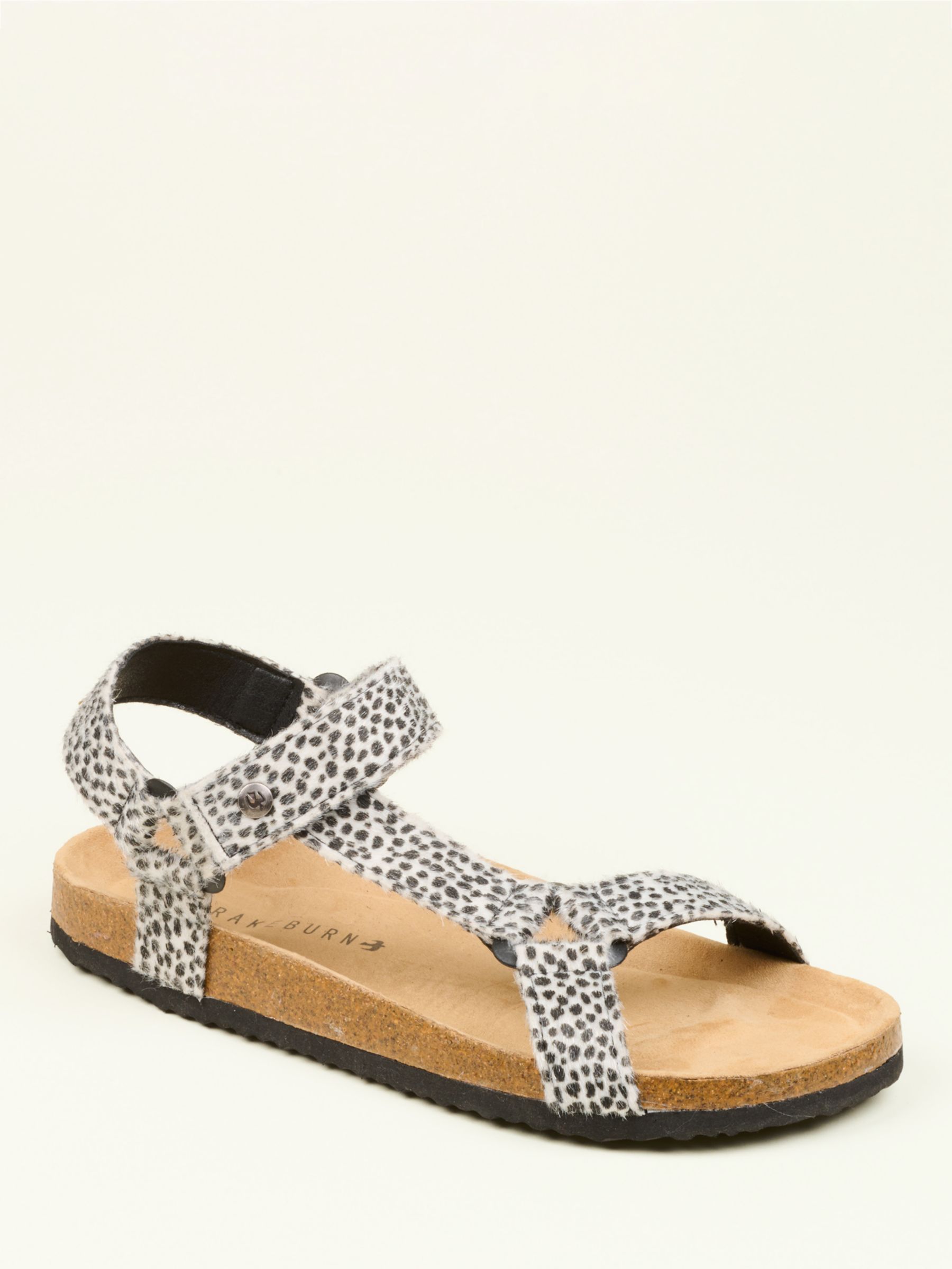 Buy Brakeburn Leopard Strap Sandals, Multi Online at johnlewis.com