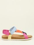 Brakeburn Rainbow Webbing Strap Sandals, Multi