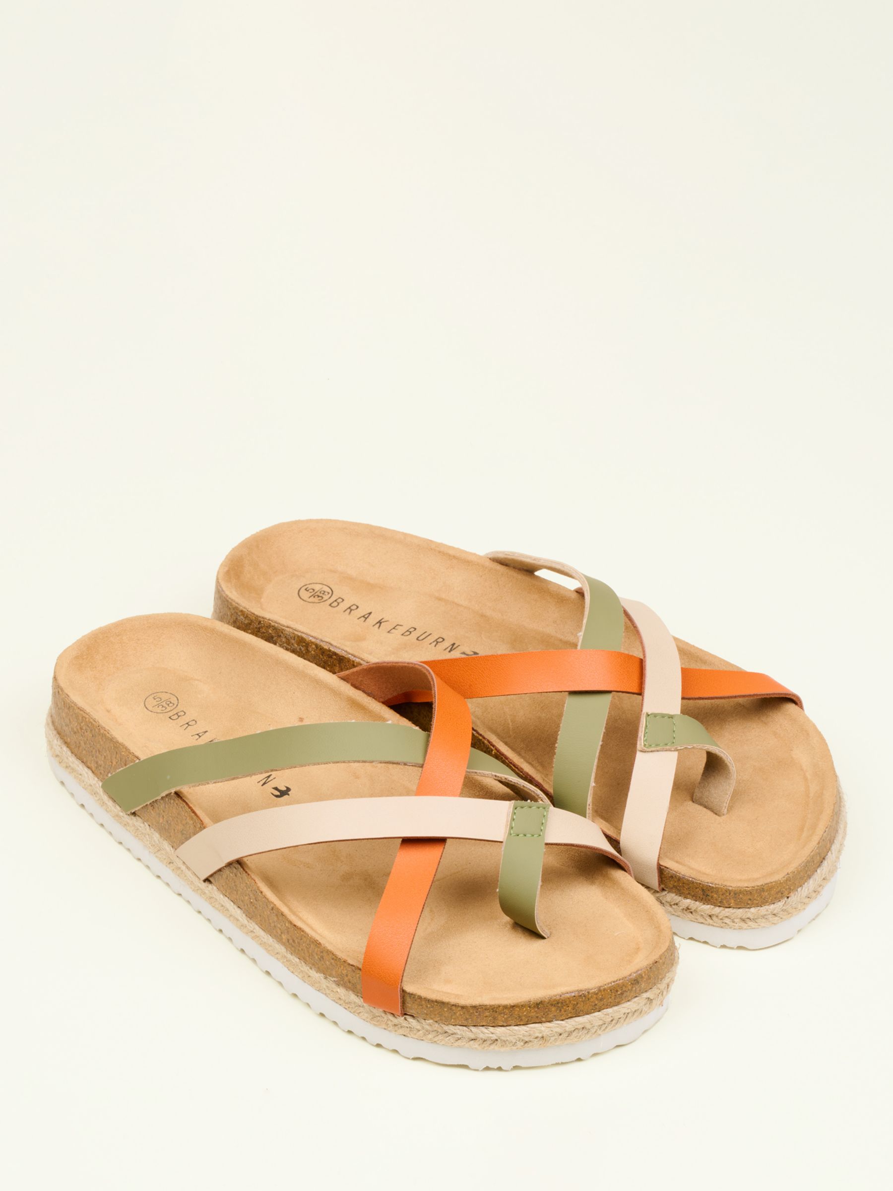 Buy Brakeburn Savana Strap Sandals, Multi Online at johnlewis.com