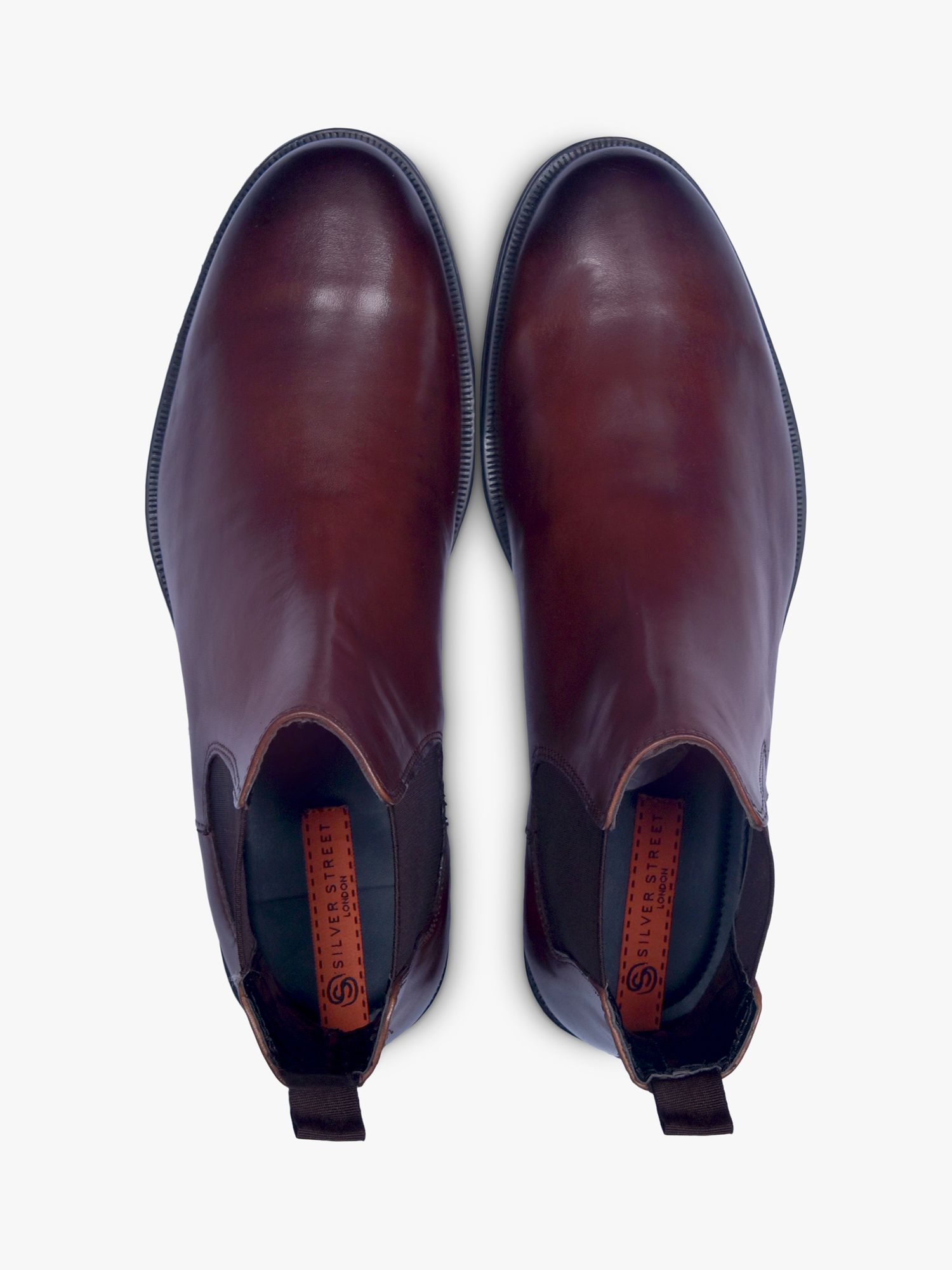 Buy Silver Street London Islington Leather Chelsea Boots Online at johnlewis.com