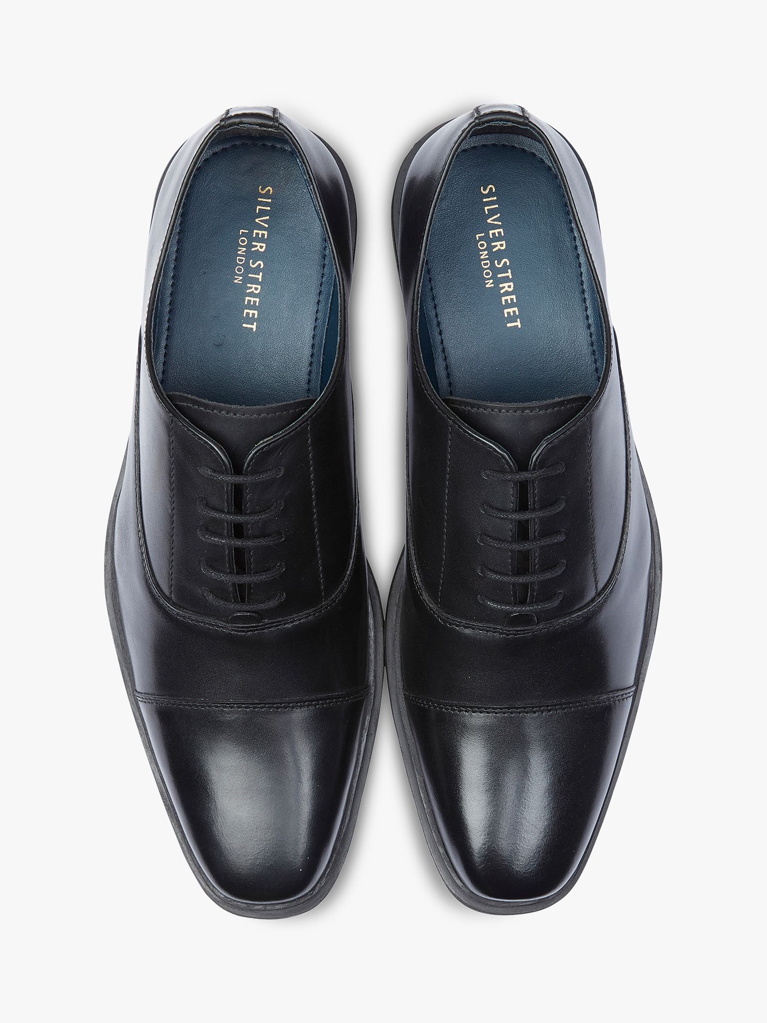 Silver Street London Burford Formal Derby Shoes, Black, 9