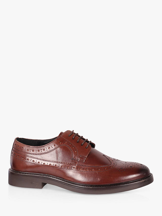 Silver Street London Chigwell Leather Brogues, Brown