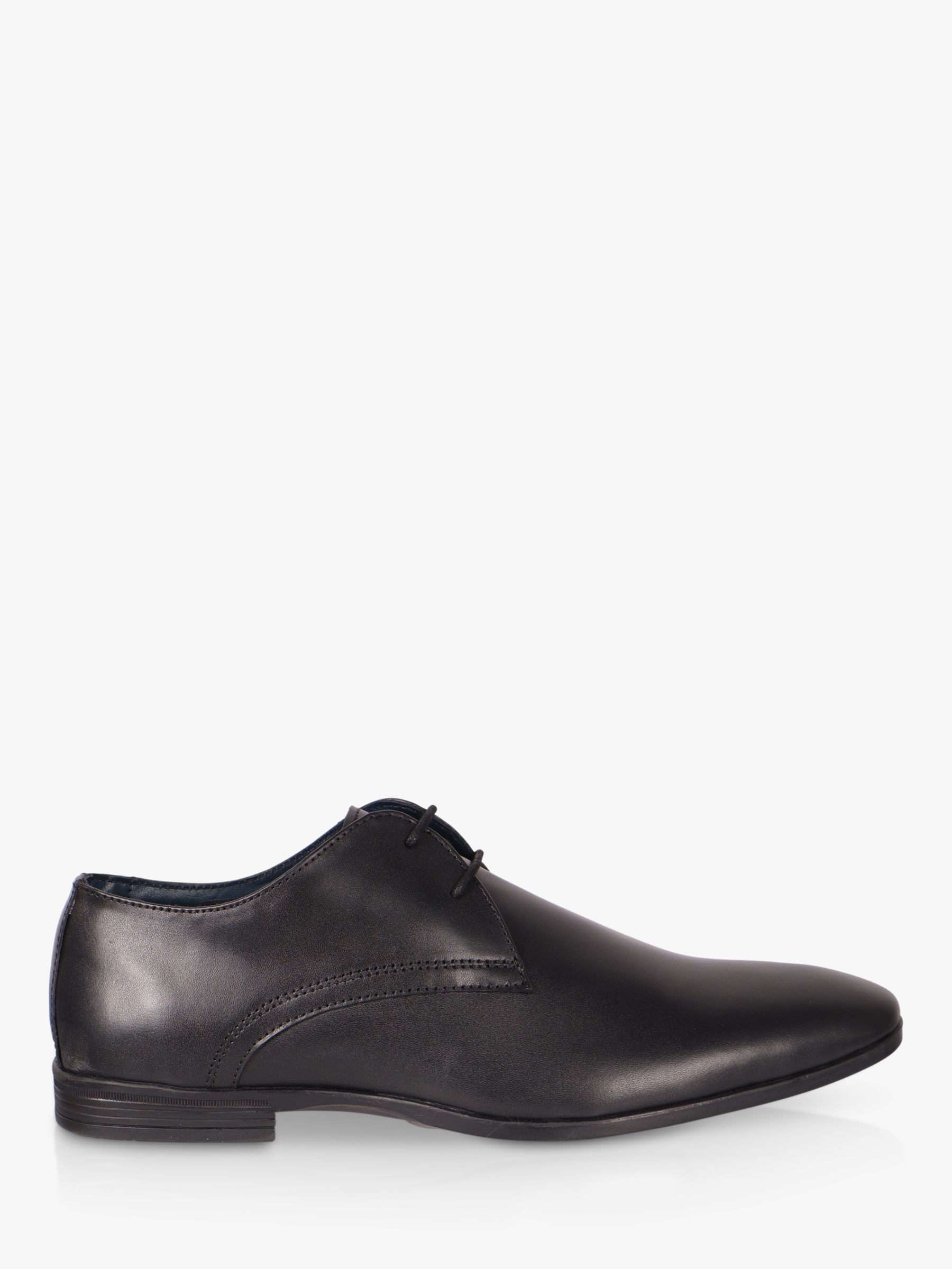 Silver Street London Craven Leather Brogues, Black at John Lewis & Partners