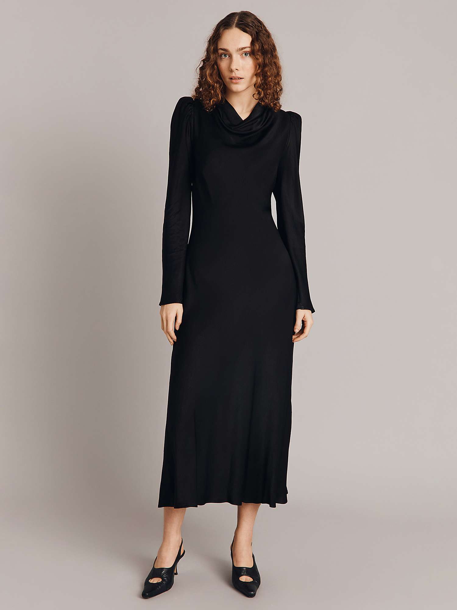 Buy Ghost Frankie Cowl Neck Maxi Dress Online at johnlewis.com