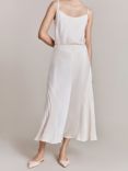 Ghost Jennifer Satin Midi Skirt