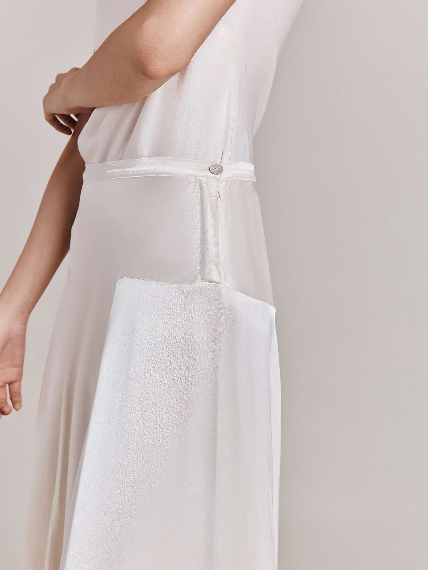 Buy Ghost Poppy Satin Maxi Skirt Online at johnlewis.com