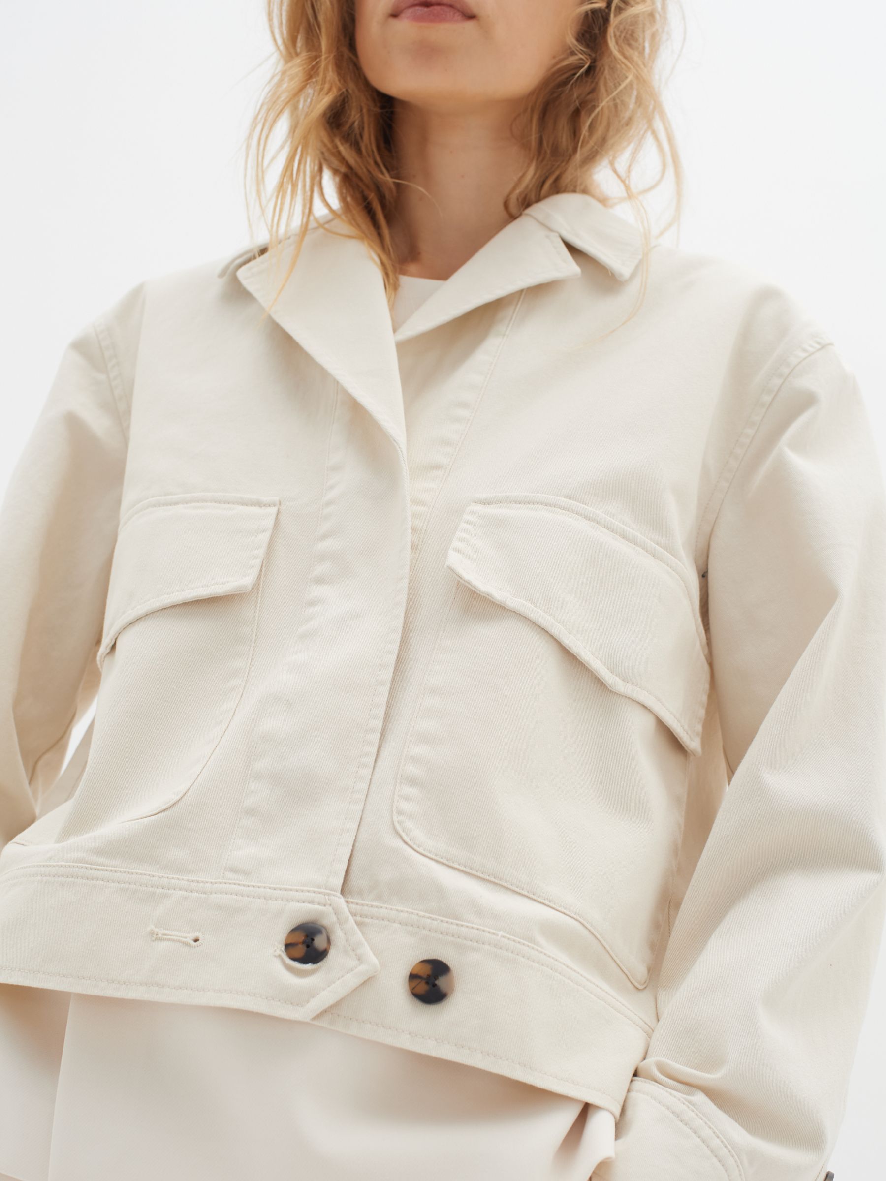 Buy InWear Piri Long Sleeve Jacket, Vanilla Online at johnlewis.com