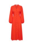 InWear Pattie Cropped Sleeve Midi Dress, Cherry Tomato