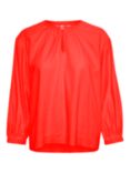 InWear Pattie 3/4 Sleeve Relaxed Fit Top, Cherry Tomato