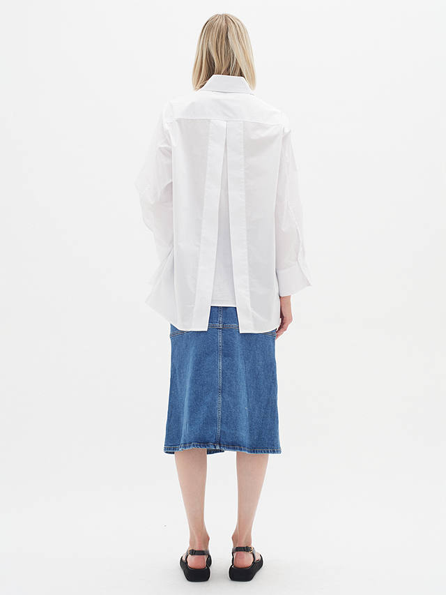 InWear Pheiffer Denim Midi Skirt, Medium Blue