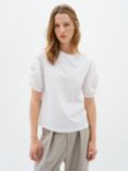 InWear Payana Organic Cotton Short Sleeve T-shirt, Pure White, Pure White