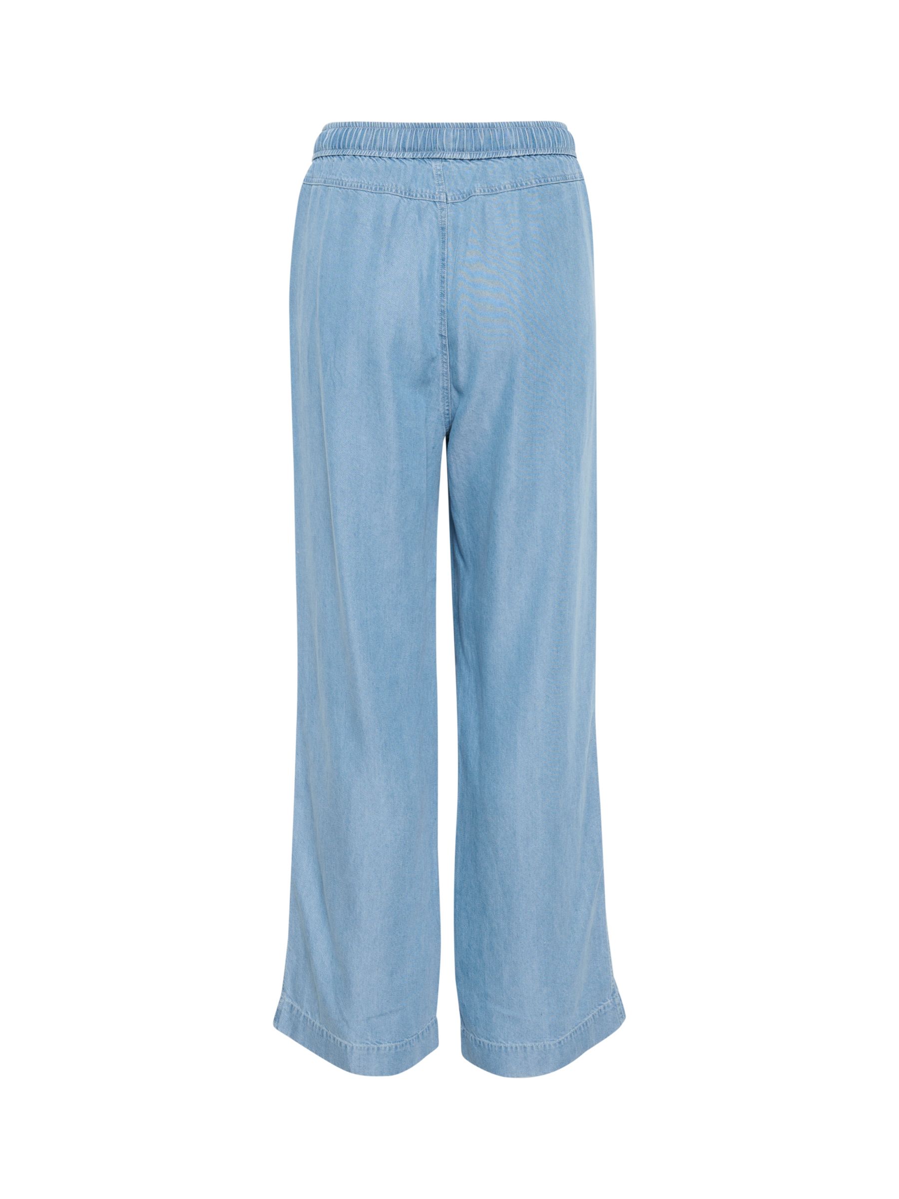 InWear Philipa Denim Trousers, Light Blue Denim at John Lewis & Partners