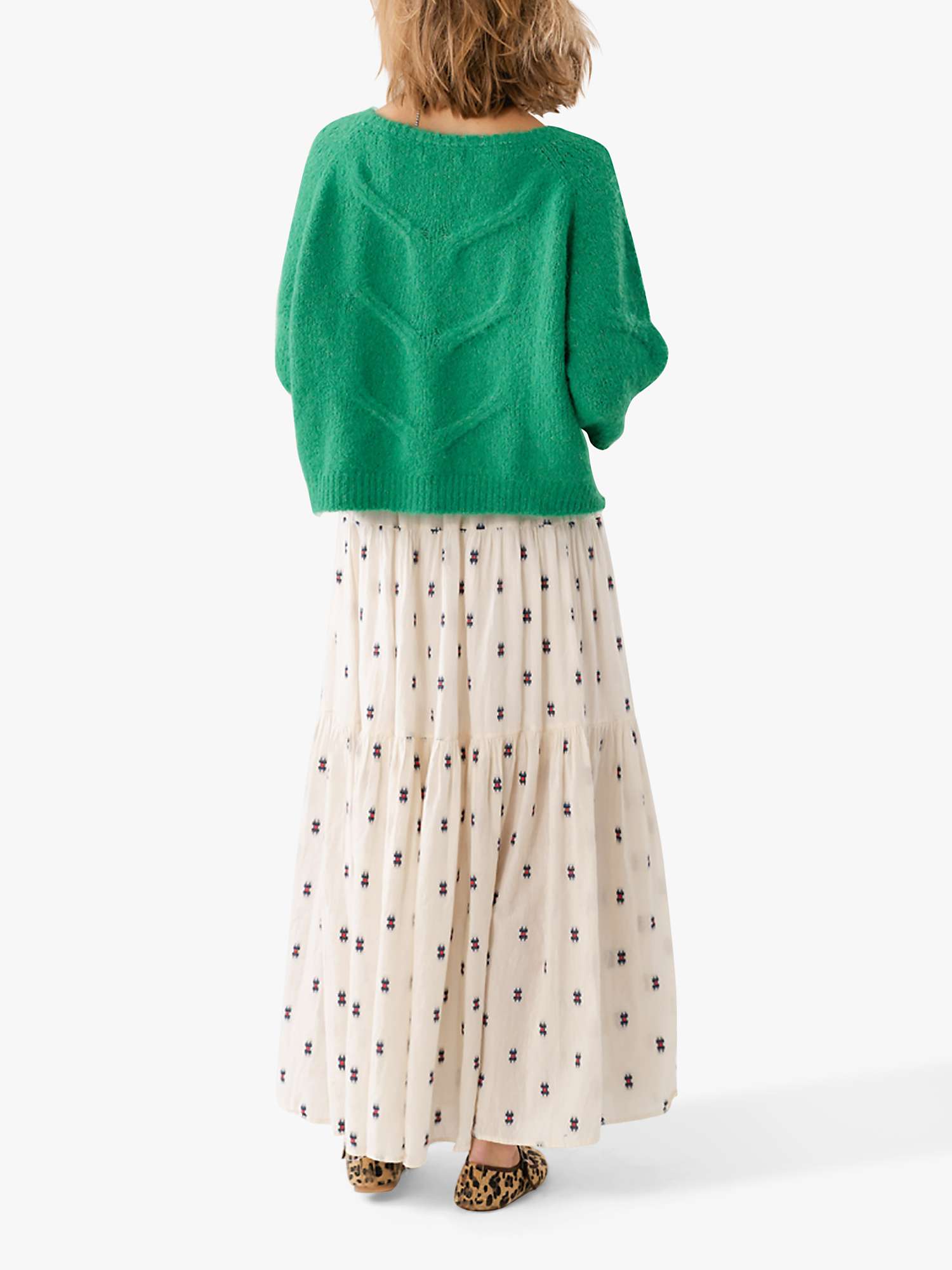 Buy Lollys Laundry Tortuga Relaxed Fit Jumper, Emerald Green Online at johnlewis.com