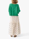Lollys Laundry Tortuga Relaxed Fit Jumper, Emerald Green