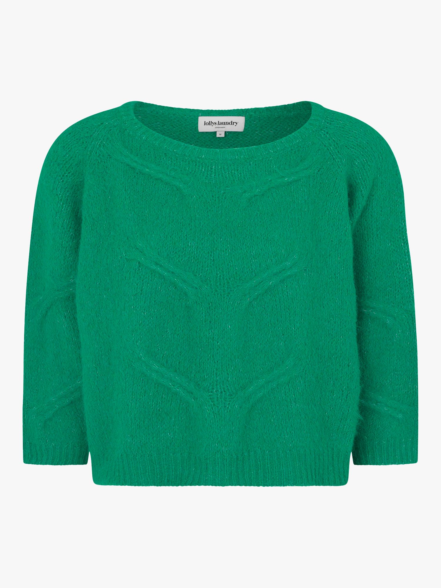 Lollys Laundry Tortuga Relaxed Fit Jumper, Emerald Green, XS
