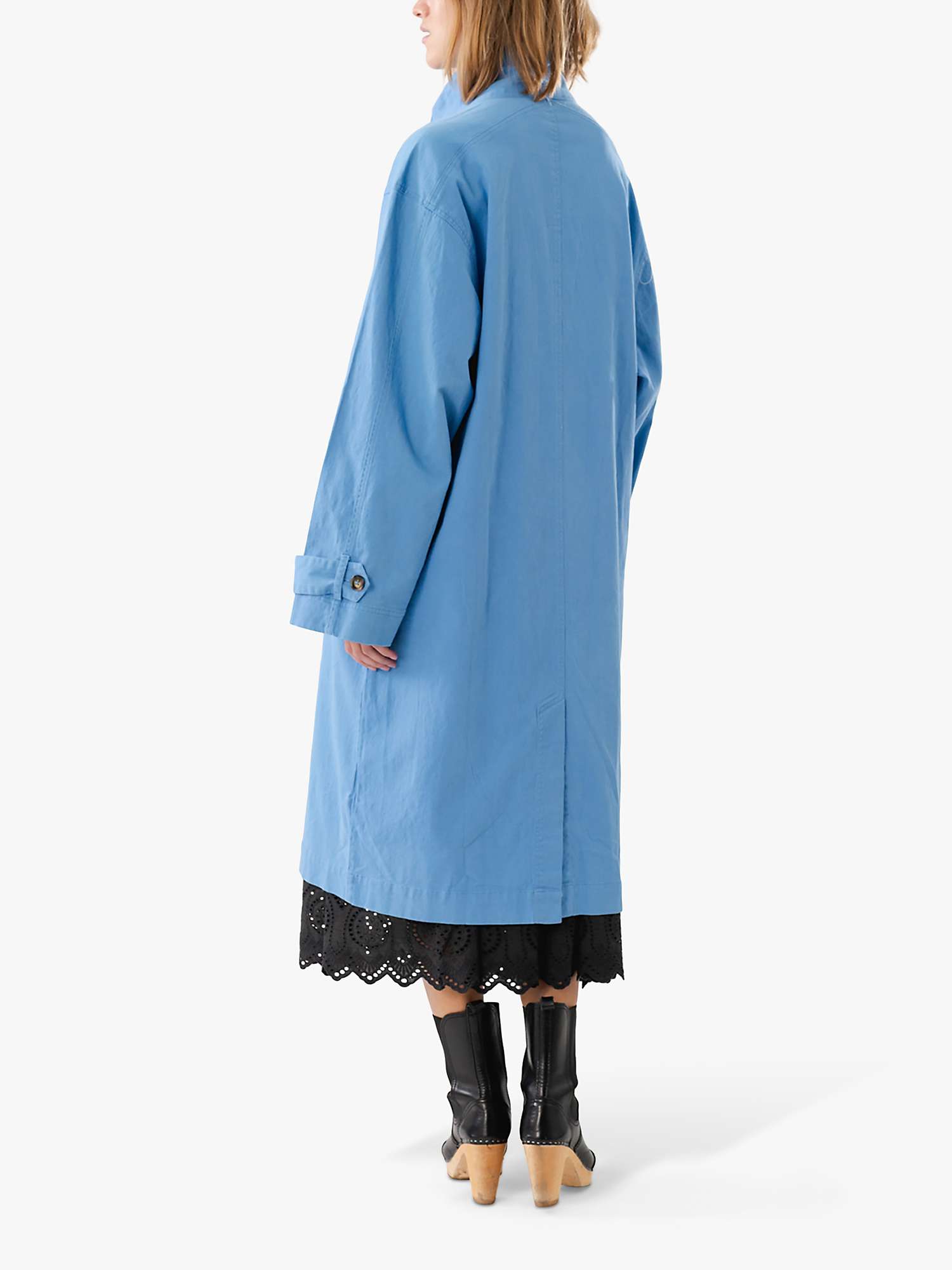 Buy Lollys Laundry Russi Rain Coat, Light Blue Online at johnlewis.com