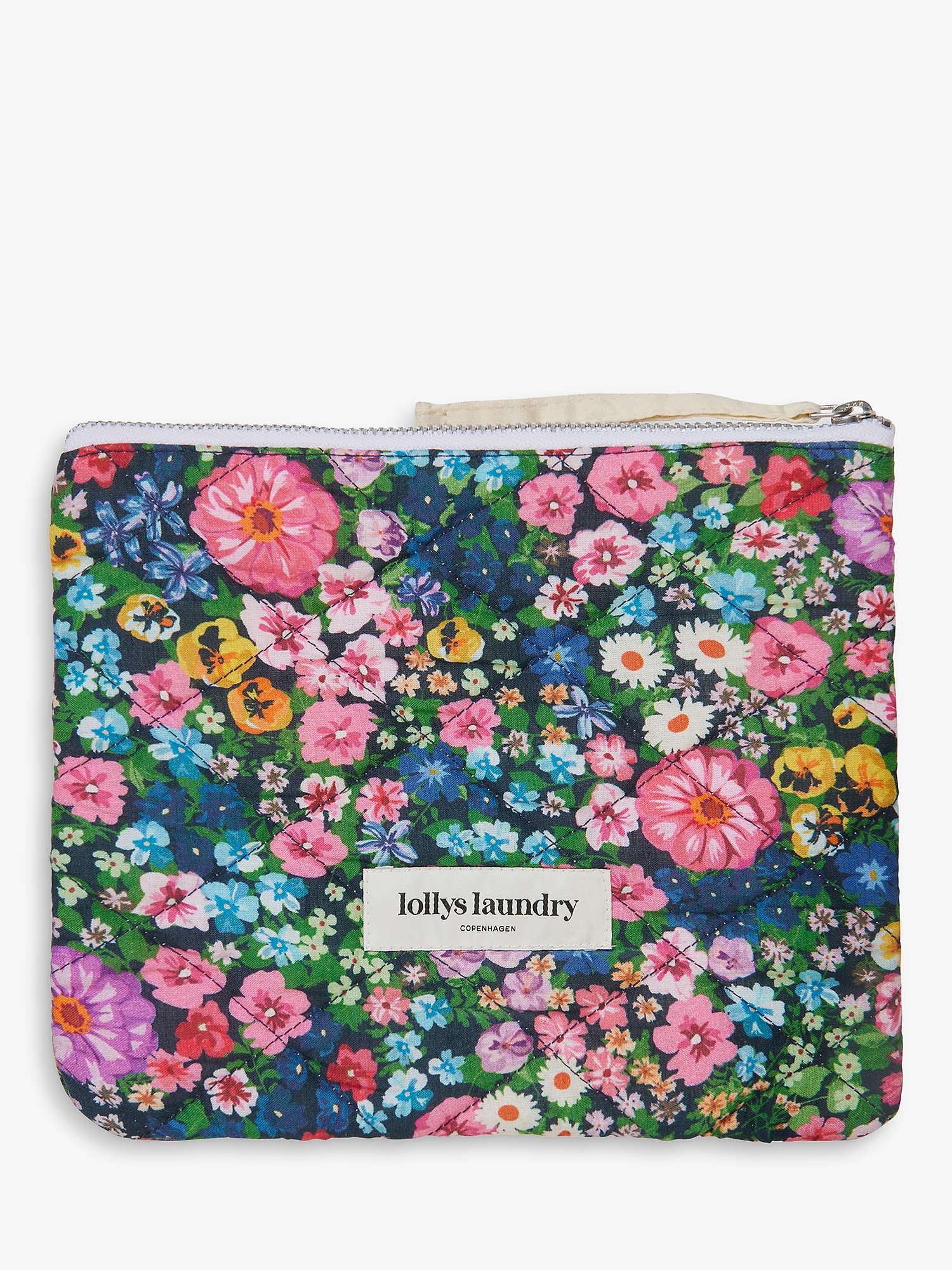 Buy Lollys Laundry Mia Floral Quilted Pouch, Multi Online at johnlewis.com