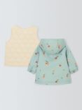 John Lewis Baby Acorn Gilet and Rain Mac Set, Multi