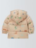 John Lewis Baby Dinosaur Puffer Jacket, Multi