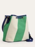 Boden Stripe Bucket Bag, Green