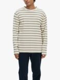 SELECTED HOMME Everyday Long Sleeve Jumper, Egret/Multi