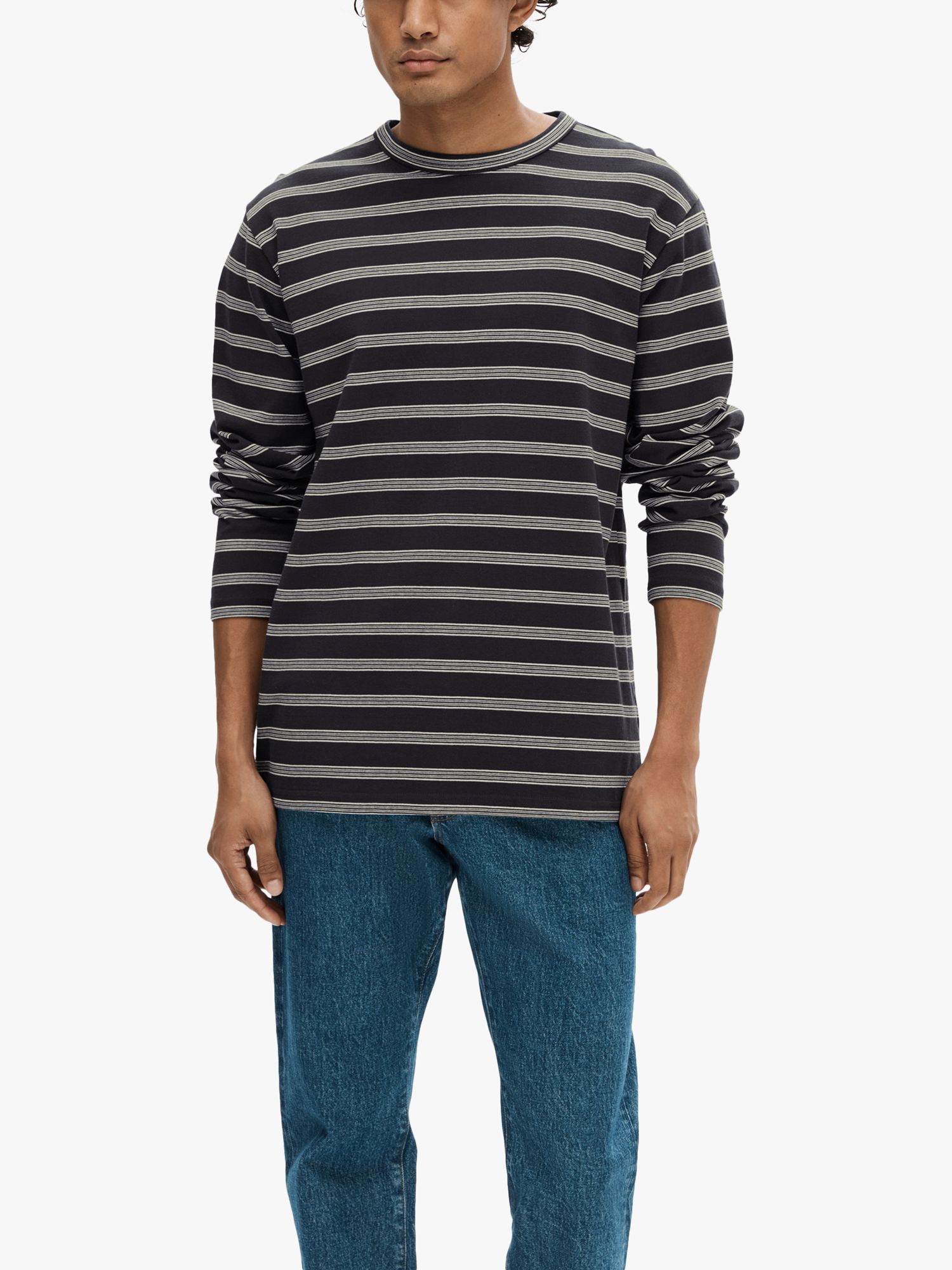 Buy SELECTED HOMME Relaxed Shawn Jumper, Multi Online at johnlewis.com
