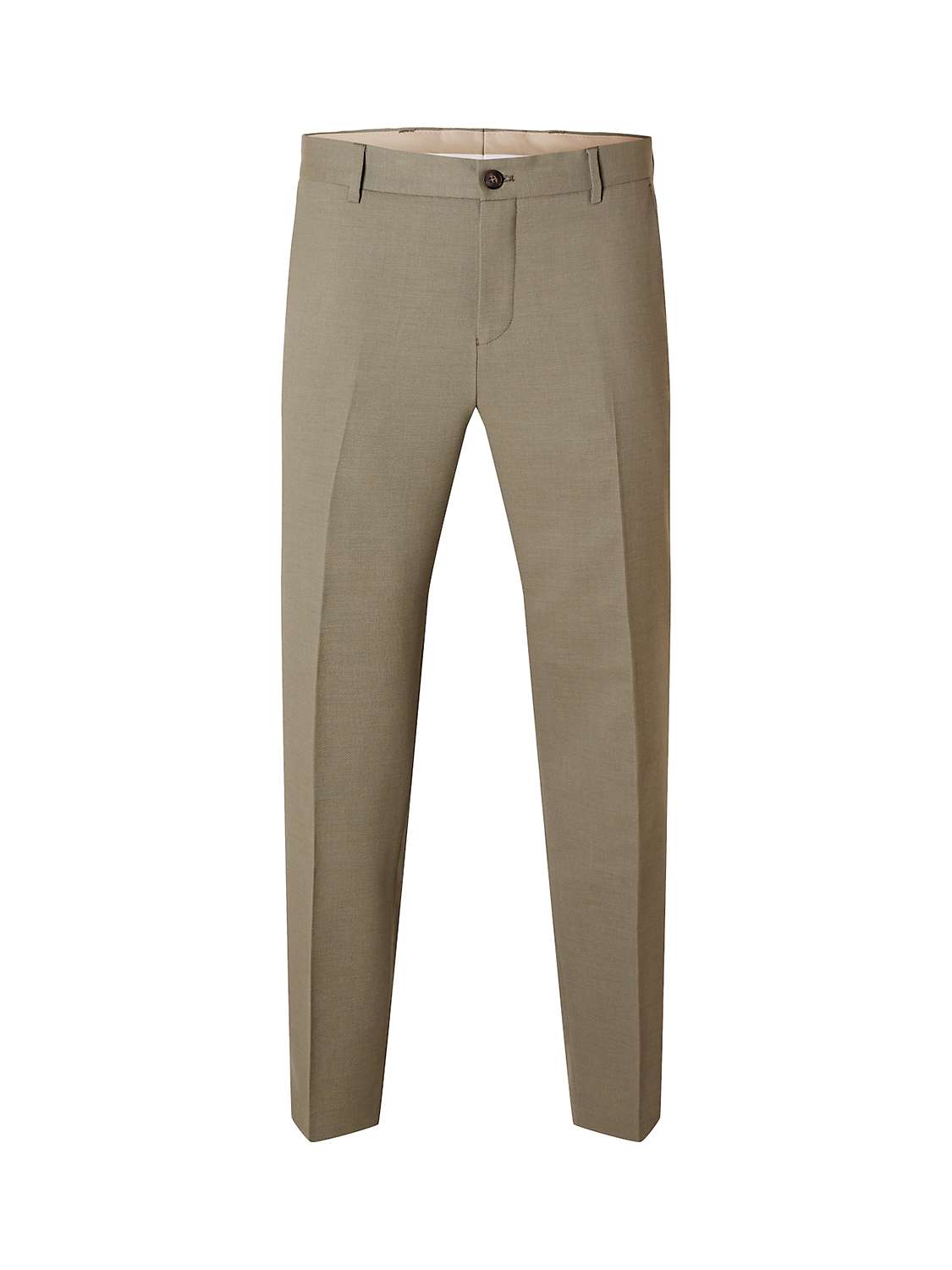 Buy SELECTED HOMME Neil Slim Fit Trousers, Vetiver Online at johnlewis.com