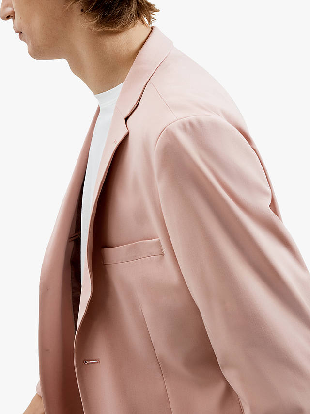 SELECTED HOMME Slim Fit Suit Jacket, Pink