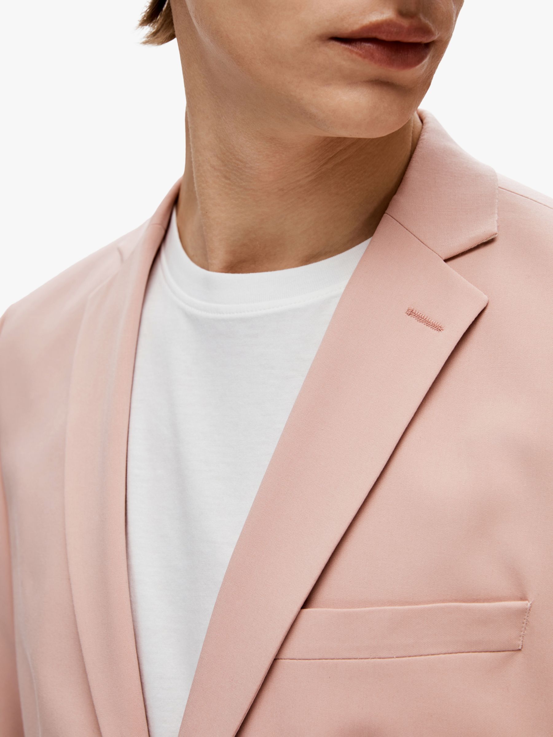 SELECTED HOMME Slim Fit Suit Jacket, Pink, 38R