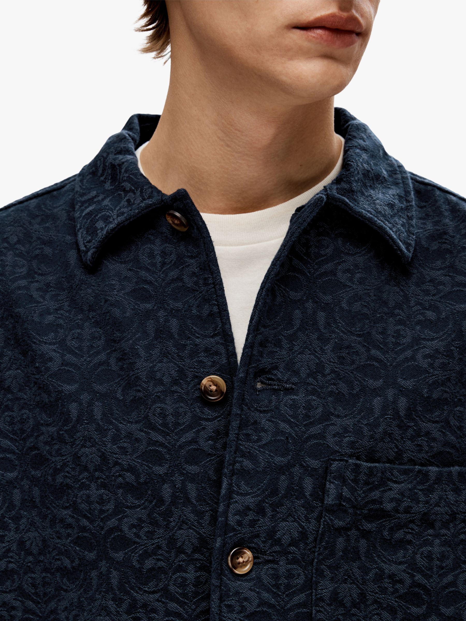 SELECTED HOMME Jason Overshirt, Navy, S