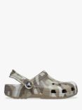 Crocs Kids' Camo Print Classic Croc Clogs, Dark Green/Multi