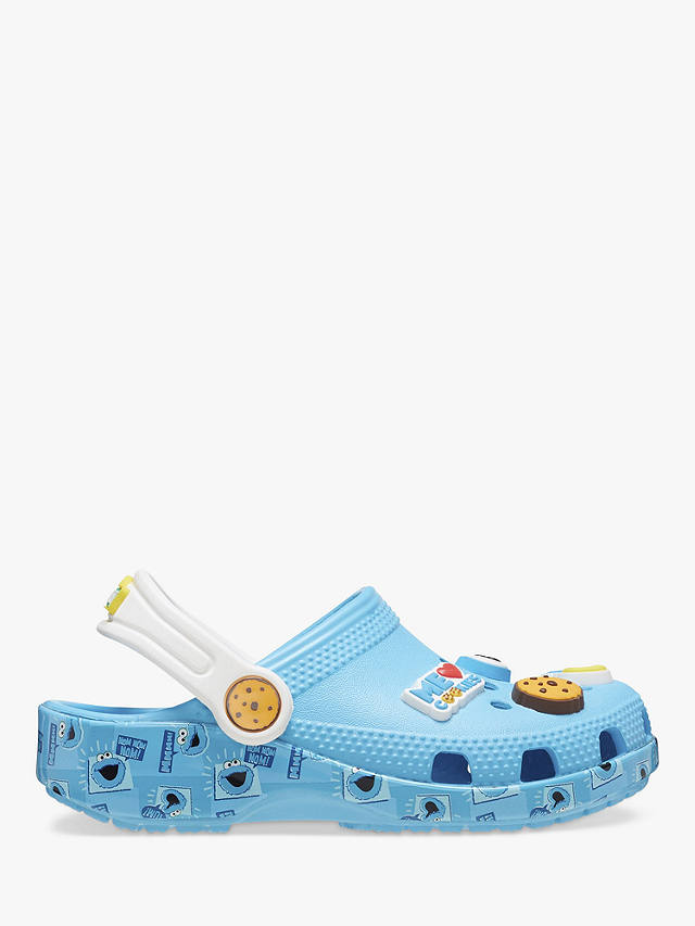 Crocs Kids' Cookie Monster Classic Clogs, Blue/Multi