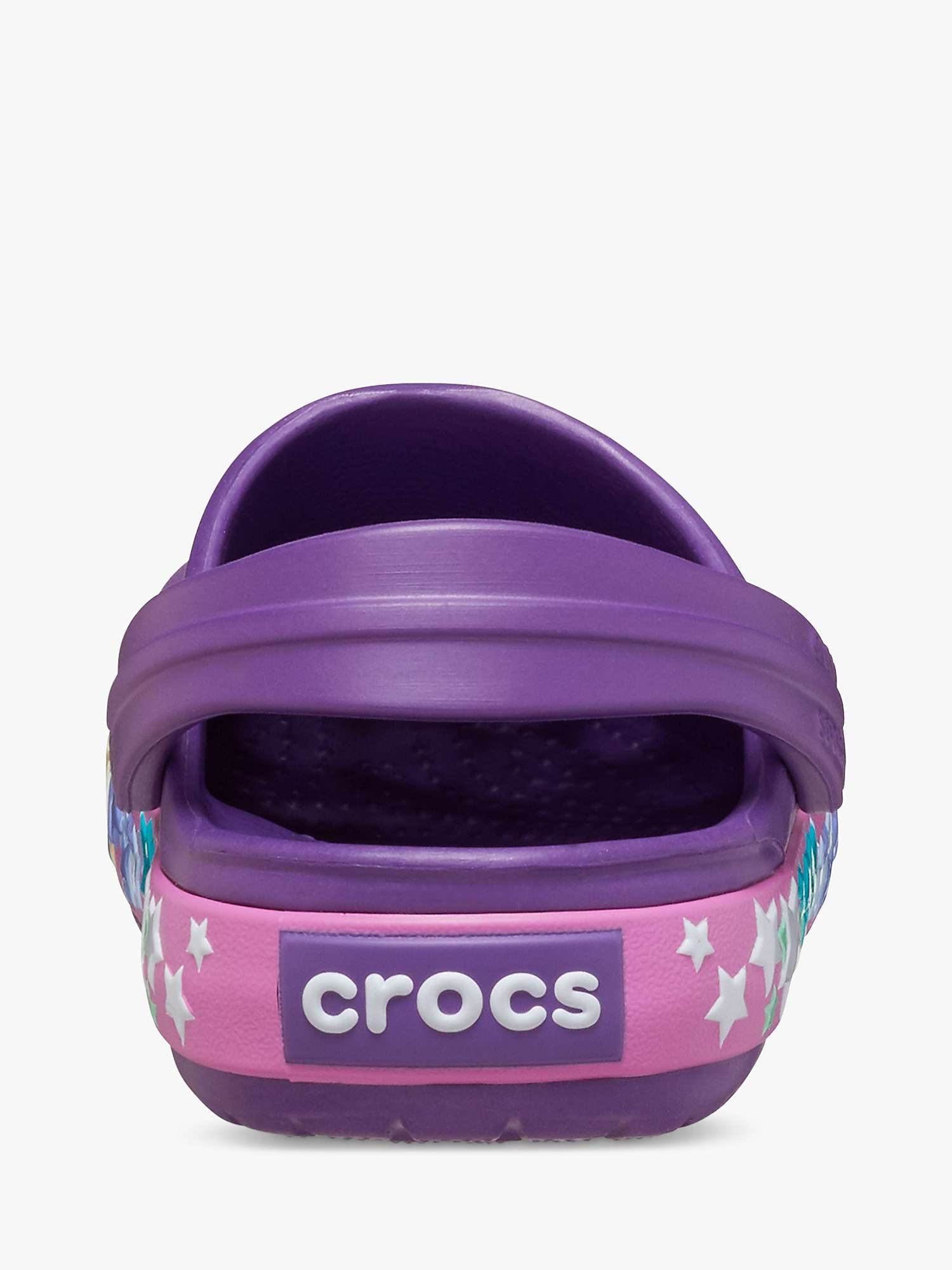Buy Crocs Kids' Crocband Star Clogs, Purple Online at johnlewis.com