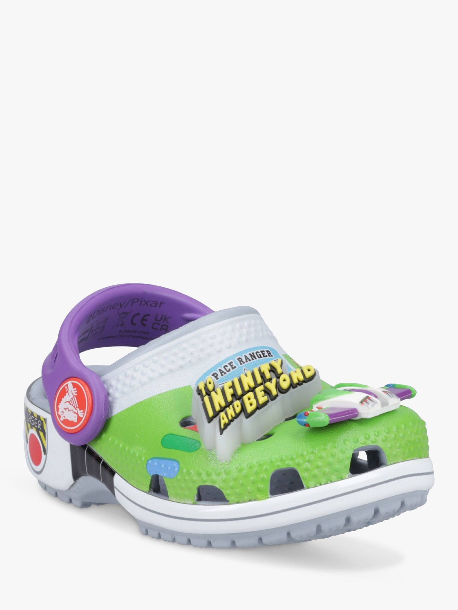 Buy Crocs Kids' Toy Story Buzz Classic Clogs, Multi Online at johnlewis.com