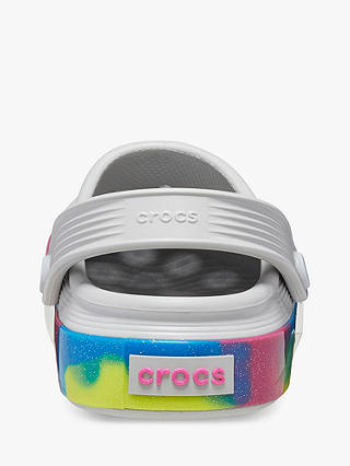 Crocs Kids' Off Court Clogs, Grey at John Lewis & Partners