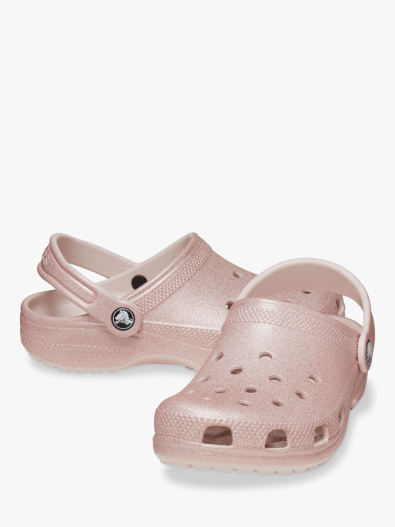 Buy Crocs Kids' Classic Glitter Clogs Online at johnlewis.com
