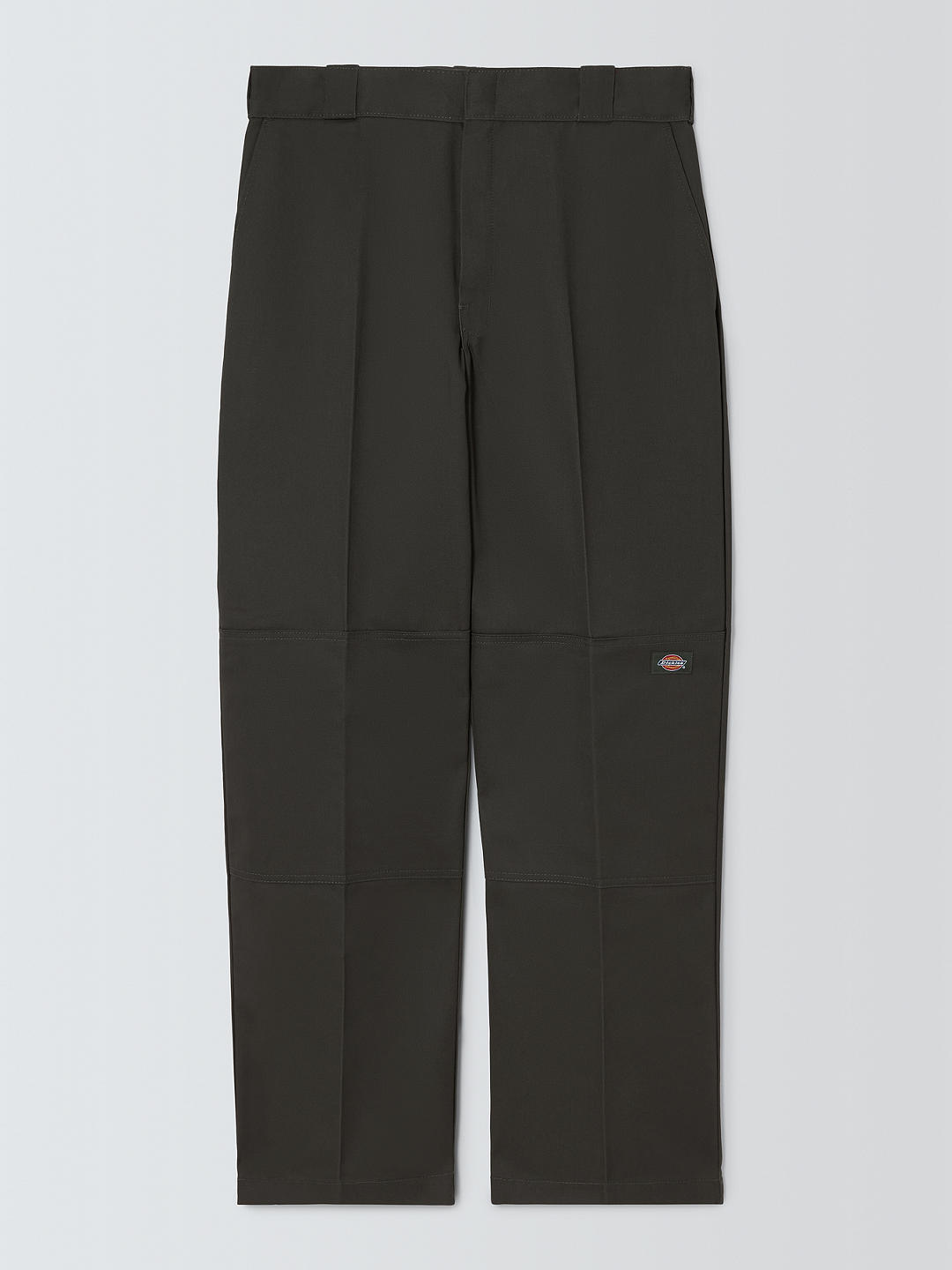 Dickies Double Knee Relaxed Fit Work Trousers, Olive Green