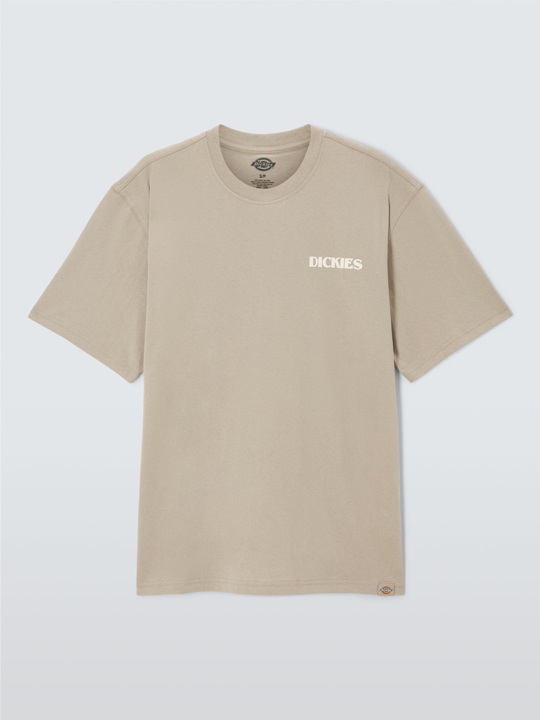 Buy Dickies Herndon Short Sleeve T-Shirt, Sandstone Online at johnlewis.com