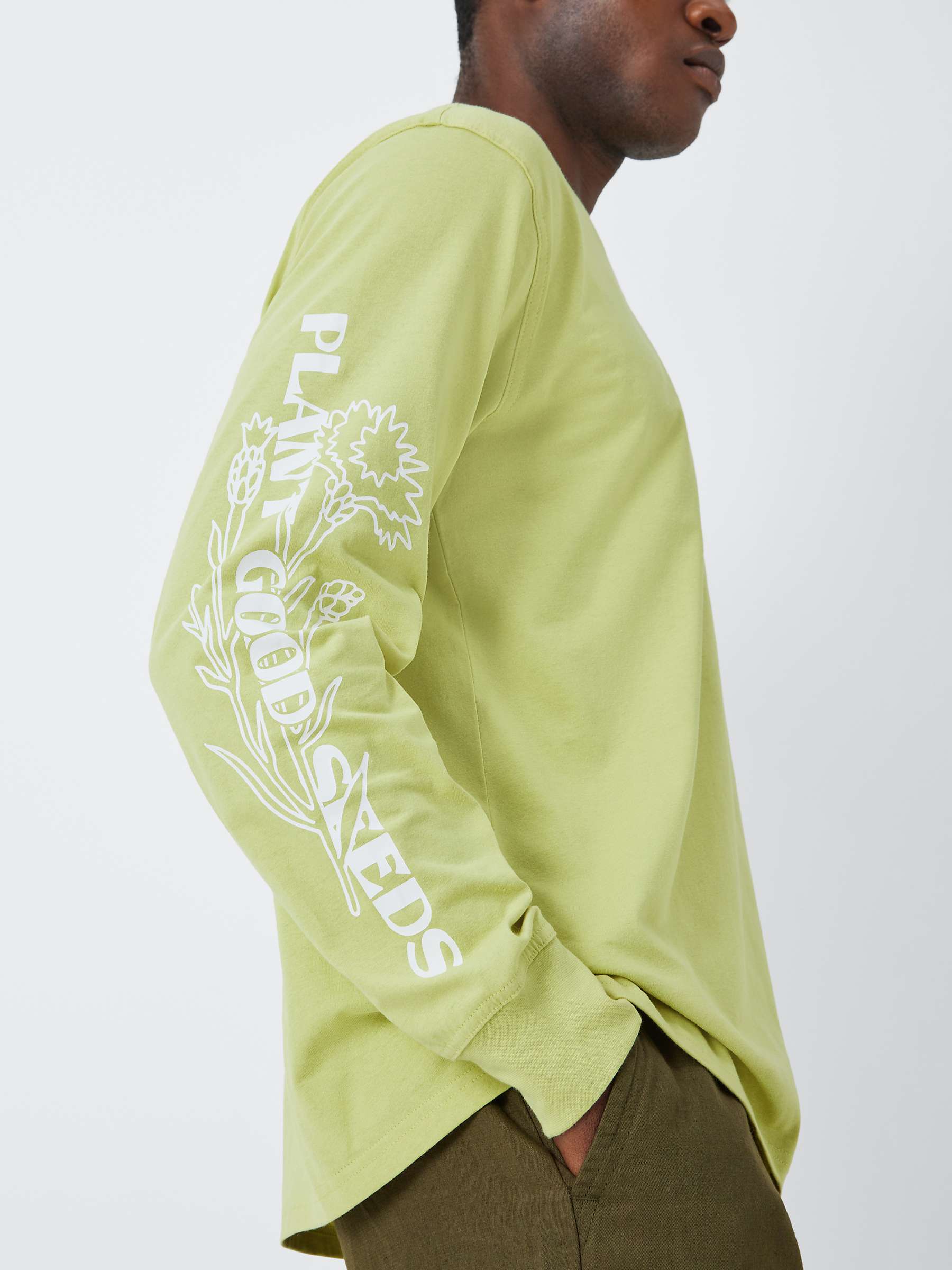 Buy Dickies Timberville Graphic Long Sleeve T-Shirt, Pale Green Online at johnlewis.com